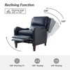 Jade Genuine Leather Chair Recliner | Karat Home - 3 of 4