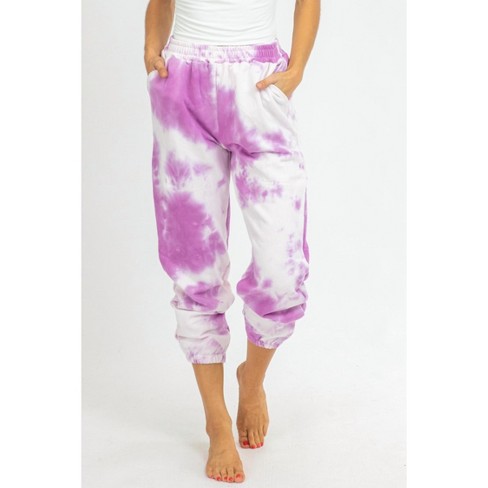 Women's TIE DYE FRENCH TERRY JOGGERS - trend:notes - image 1 of 4