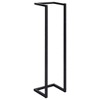vidaXL Towel Rack Black Iron 37.4 in tall Towel Rack Rectangular - 2 of 4