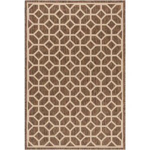 Linden LND127 Power Loomed Indoor/Outdoor Rugs - Safavieh - 1 of 4