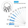 Unique Bargains Flexible Durable Stainless Steel Nylon Tube Cleaning Brush 10 Pcs - 2 of 4