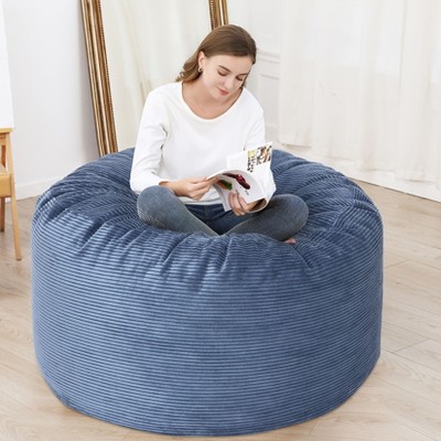 Bean Bag Covers Only, Corduroy Bean Bag Chair Cover, Washable Adult Bean Bag Couch Cover, No Filler