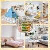 43.5 Inch Wide Storage Organizer with 8 Removable Bins & Multiple Cubbies, 4-Tier Storage Shelf for Books, and Crafts, Bookcase for Bedroom, Classroom - 3 of 4