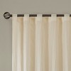 Gracie Mills Gayle Contemporary Lightweight Crushed Sheer Window Panel Pair - 3 of 4