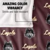 Loyola University Chicago Logo Pattern Silky 50x60 Blanket, 1 Sided 50x60 - 4 of 4