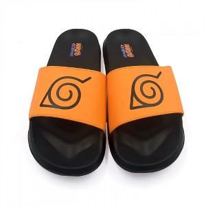 Mens Naruto Leaf Village Symbol Slide Sandals - 1 of 4
