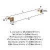 Amerock Glacio Wall Mounted Towel Bar - 4 of 4