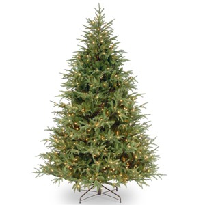 6.5' Prelit Fraser Grande Artificial Christmas Tree Clear Lights - National Tree Company - 1 of 4