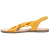 Journee Collection Womens Deleece Tru Comfort Foam Sling Back Low Block Heel Sandals Yellow 8 - 2 of 4