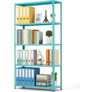 5 Tier Heavy Duty Steel Shelving Unit, 500 lbs Capacity Garage Storage Shelves with Adjustable Height, Metal Shelves,Industrial Shelves - 1 of 4