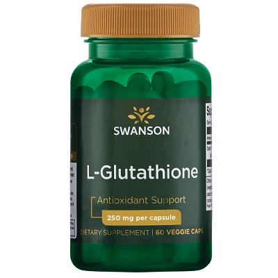 Swanson L-Glutathione 250 mg 60 Veg Capsules.