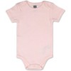 The Peanutshell Baby Girl Short Sleeve Bodysuit Set, 5 Pack, Blush Floral and Stars, Newborn to 24 Months - 4 of 4