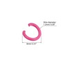 Unique Bargains Carbon Steel DIY Crafts Jewelry Making Open Connector Jump Rings 100 Pcs - 2 of 4