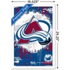 Trends International NHL Colorado Avalanche - Maximalist Logo 23 Framed Wall Poster Prints - 3 of 4
