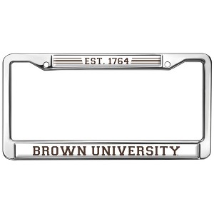 Brown University School Logo Full Size Standard License Plate Metal Frame - 1 of 4