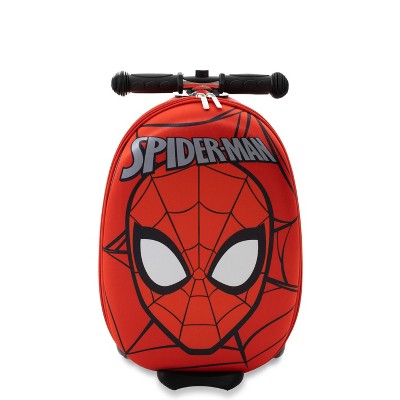 Marvel Kids' Hardside Carry On Scooter Suitcase - Spider-Man