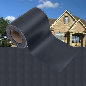 vidaXL Garden Privacy Screen PVC 114.8'x0.6' Matte Dark Gray - 1 of 4
