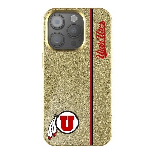 NCAA Big 12 Universities Sidebar Gold Bling Cell Phone Case for Apple iPhone - 1 of 4