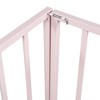 Queen Size Metal Floor Bed Frame with Fence and Door,  Bed Frame For Bedroom, Living Room,Guest Room Kids, Boys & Girls, No Box Spring Needed - 4 of 4