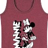 Women's - Disney - Minnie Black And White Graphic Racerback Tank - 2 of 4