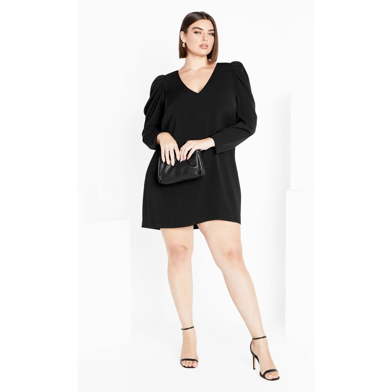 Women's Plus Size Katalina Dress - black | AVENUE, 1 of 7