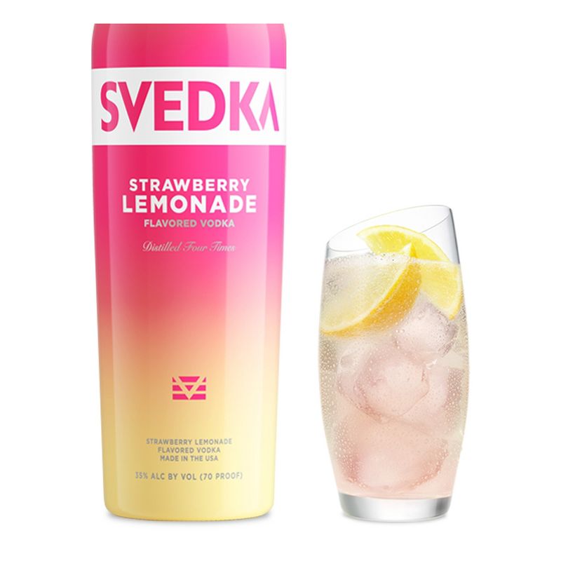 SVEDKA Strawberry Lemonade Flavored Vodka - 1.75L Bottle, 1 of 9