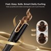 Automatic Hair Curler with 1" Barrel – Anti-Tangle Rotating Iron, 4 Heat Levels, 3 Timers, Dual Voltage, Auto Shut-Off - 2 of 4