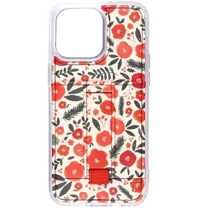 Walli Cases Winter Holly Phone Case with Wallet and Finger Strap - 1 of 4