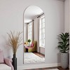 Beautyolove Full Length Mirror 76" x 34" Arched Floor Mirror Wall Hanging Mounted Mirrors Full Body Mirrors with Stand - 3 of 4