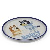Zak Designs 2pk 8" Melamine Bamboo Dining Plate Set - 2 of 4