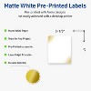 Avery Rectangle Labels, Gold Blush Pattern, 4" x 3-1/3" - 2 of 4