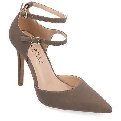 Journee Collection Womens Lilyann Multi Strap Stiletto Pointed Toe Pumps