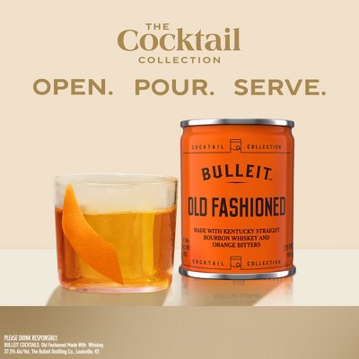 Bulleit Old Fashioned Cocktail - 4pk/100ml Cans