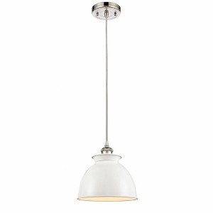 Adirondack - 1 Light Cord Hung Mini Pendant In Industrial Style-10 Inches Tall and 8.13 Inches Wide - 1 of 1