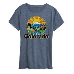 Women's - Instant Message - Groovy Colorado Short Sleeve Graphic T-Shirt - 1 of 4