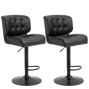 Anybear Bar Height Bar Stools Set of 2 with Adjustable Seat - 1 of 4