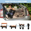 RISOKEYS Foldable Utility Cart,with Canopy & Mosquito Net,480Lbs Capacity with 7x4 All-Terrain Wheels,Adjustable Handle for Camping,Beach - 4 of 4