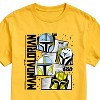 Men's - Star Wars - The Mandalorian Mando Helmet Grid Short Sleeve Graphic T-Shirt - 2 of 4
