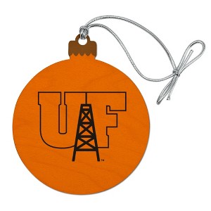 University of Findlay Primary Logo Wood Christmas Tree Holiday Ornament - 1 of 4