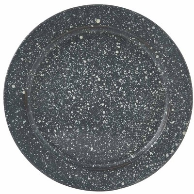 Park Designs Gray Granite Enamelware Dinner Plate Set of 4