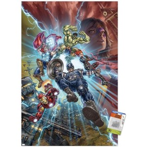 Trends International Marvel's Avengers - Battle Unframed Wall Poster Prints - 1 of 4