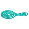 Bass Brushes The BIO-FLEX Swirl Detangling Hair Brush with Patented Plant Handle Flexible Nylon Pins Compressed Plant Fiber Handle Swirl Shape - 2 of 4