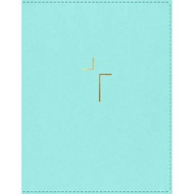 The Jesus Bible, NIV Edition, Leathersoft, Blue, Indexed, Comfort Print - by  Zondervan (Leather Bound)