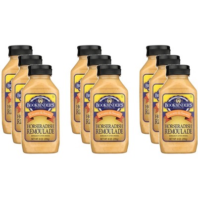 Bookbinders Creamy & Savory Horseradish Remoulade - Case of 9 - 9 oz