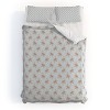 Deny Designs Evanjelina and Co Vintage French Flower Blue Duvet and Sham Set - 2 of 4