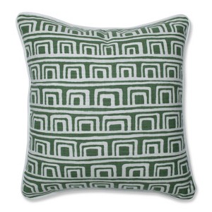 Mini Square Throw Pillow Green - Pillow Perfect
