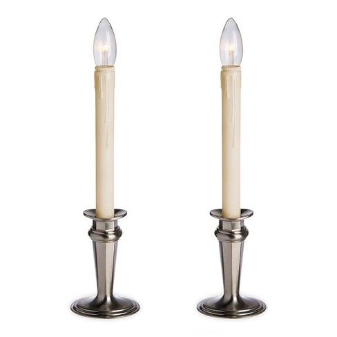 Traditional Adjustable Window Candles with Timer and Remote