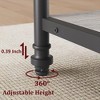 Round Dining Table for 4-6 People, 47 Inch Farmhouse-Style Wooden Table with 2-Layer Storage Shelf, Sturdy Base for Dining Room and Living Room - 4 of 4