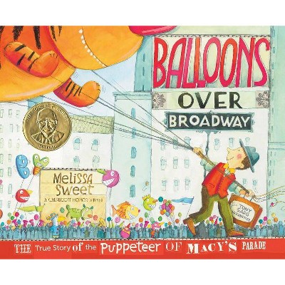 Balloons Over Broadway - by  Melissa Sweet (Hardcover)