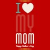 Men's Design By Humans Mother's Day I Love My Mom By tmsarts T-Shirt - 2 of 2